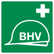 Sticker met pictogram BHV NEN 3011