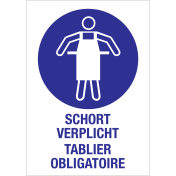 Autocollant Tablier obligatoire