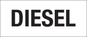 Brandstofsticker Diesel