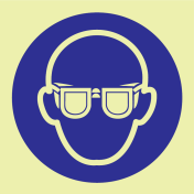 IMO sticker Wear Safety Boots fotoluminescerebd