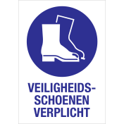 Schoenen verplicht (sticker) - ISO7010 - M008