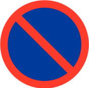 Verkeersbord (E01) - Parkeren Verboden