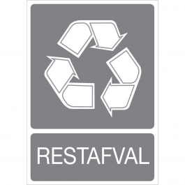 Resafal Sticker Sticker Recycling Restafval (Pictogram) - Bestel Online