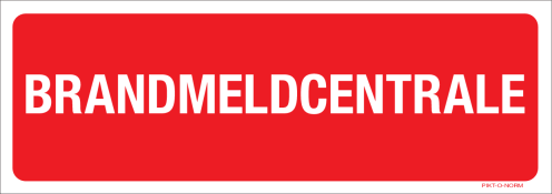 Brandmeldcentrale (Bordje)