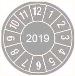 2019 Ø30mm (sticker UV vernis)