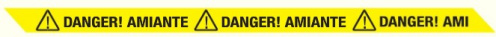 Afzetlint Danger! Amiante