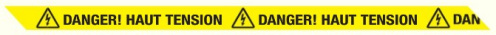 Afzetlint Danger! Haut Tension