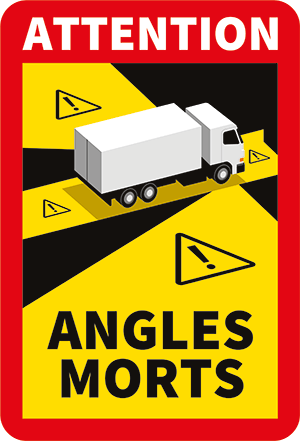 Dode Hoek Sticker Frankrijk (Vrachtwagen)