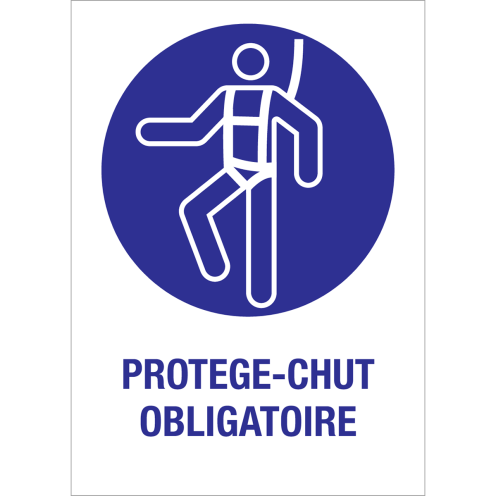 Autocollant Protege-chut obligatoire
