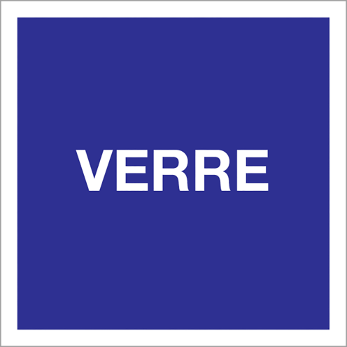 Autocollant Verre Recyclage