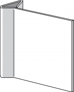 Haaks blanco bord