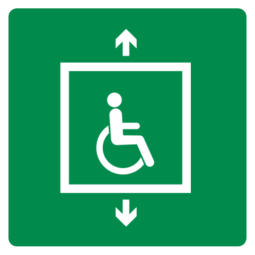 Bord Evacuatie lift