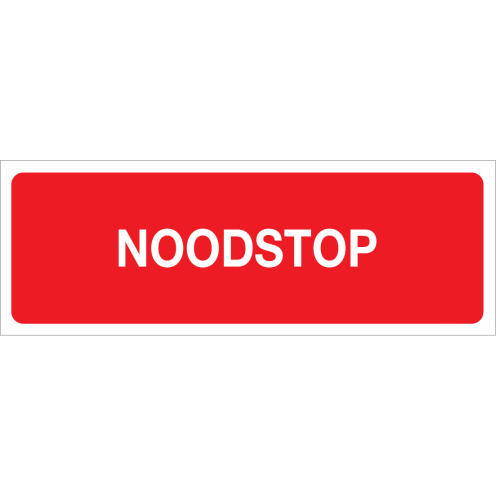 Noodstop (Bordje)