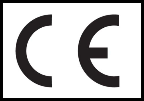 Sticker "CE Markering" rechthoek