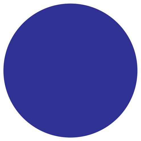 Blauw blanco gebods bord voor algemeen gebod