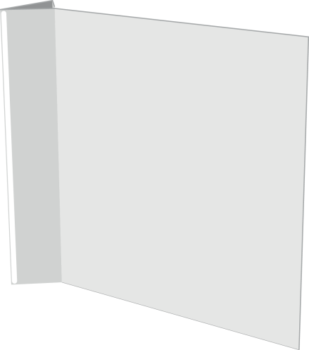 Bord blanco haaks
