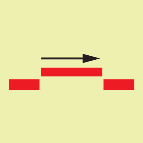 IMO Sign "A" class sliding fire door self closing