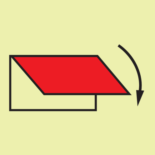 IMO Sign Closing Appliance Exterior Ventilation