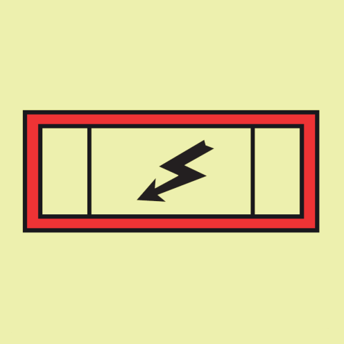 IMO Sign Emergency Switchboard
