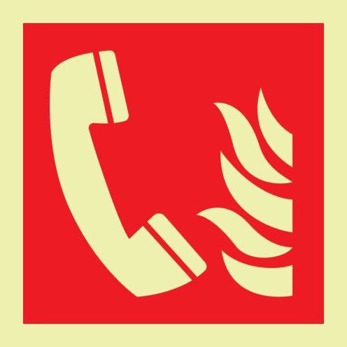 IMO Sign Fire Phone