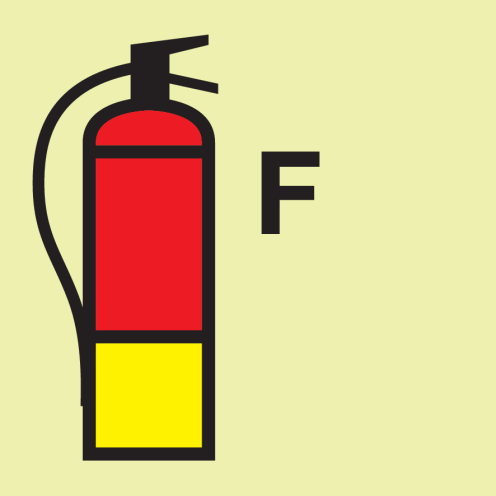 IMO Sign Foam Fire Extinguisher