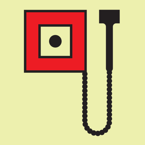 IMO Sign Manually Operated Call Point