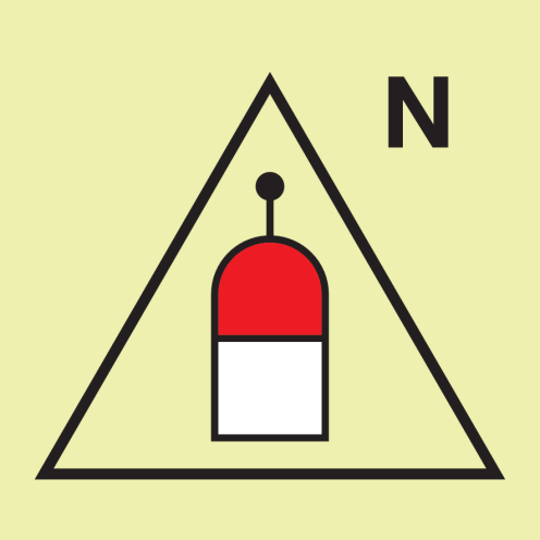 IMO Sign Remote release station Nitrogen