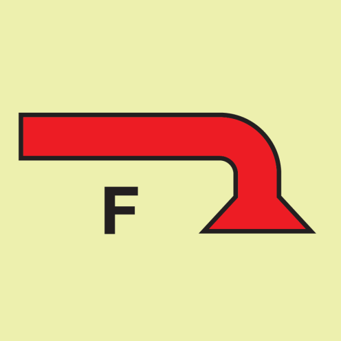 IMO Sign Space protected by foam