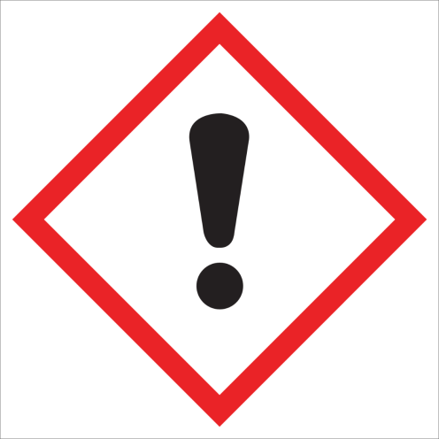 Magneet met pictogram "Gevaarlijke, schadelijke en irriterende stoffen" - GHS07