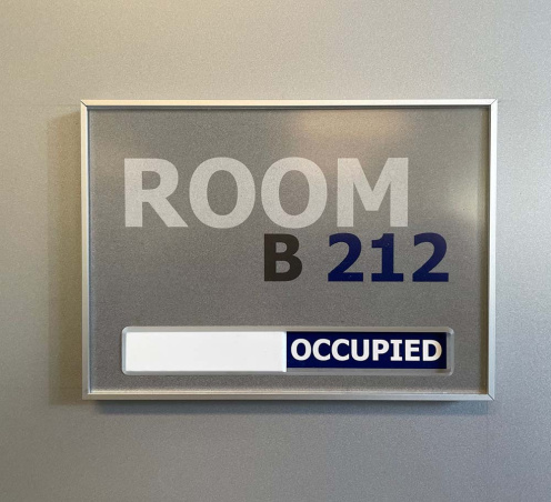 Wandbord met schuif