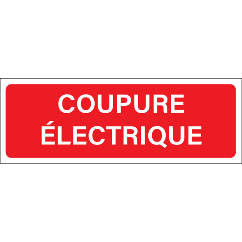 Panneau Coupure Électrique