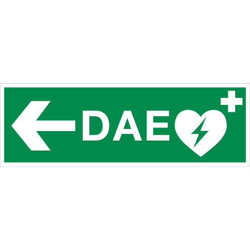 Panneau DAE a gauche ISO7010