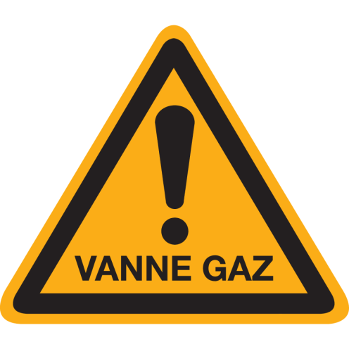 Panneau Vanne Gaz