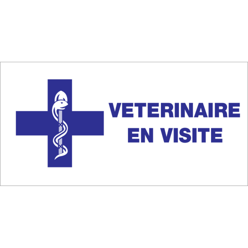 Panneau Veterinaire en visite