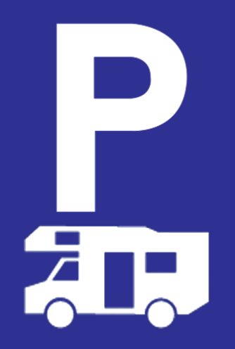 Parkeerbord "Campers" Dibond 400x600mm