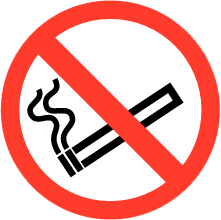 Verboden linksaf (sticker)