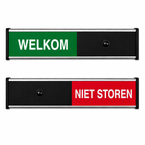 Schuifbordje Welkom - Niet Storen