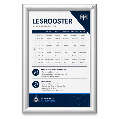 Kliklijst Securityframe voorbeeld