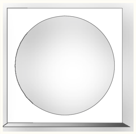 Sjabloon Cirkel 1000x1000mm