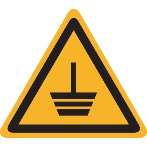 Sticker met pictogram "Aarding"