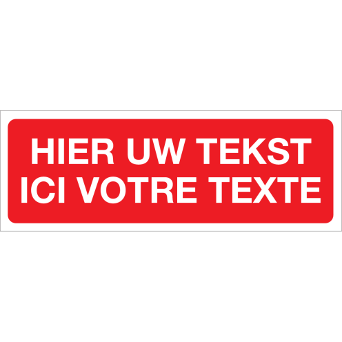 Eigen tekst (sticker)