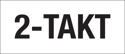Brandstofsticker 2-TAKT
