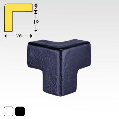 Stootband Hoekstuk A 3D 