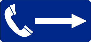 Telefoon rechts (sticker)