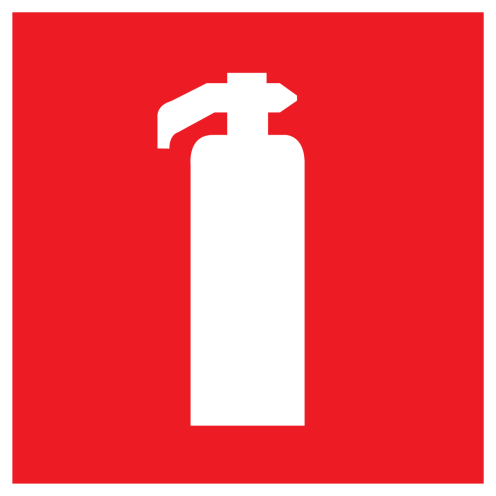 Brandblusser (greenline sticker)