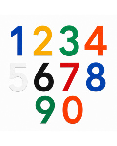 Pictolean vloerstickers cijfers