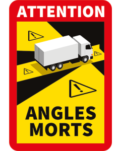 Dode hoek Frankrijk Vrachtwagen (Magneet)