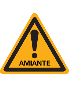Autocollant Danger Amiante