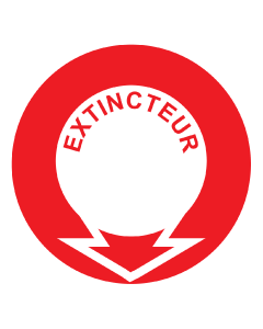 Autocollant extincteur