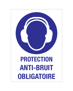 Autocollant Protection anti-bruit obligatoires